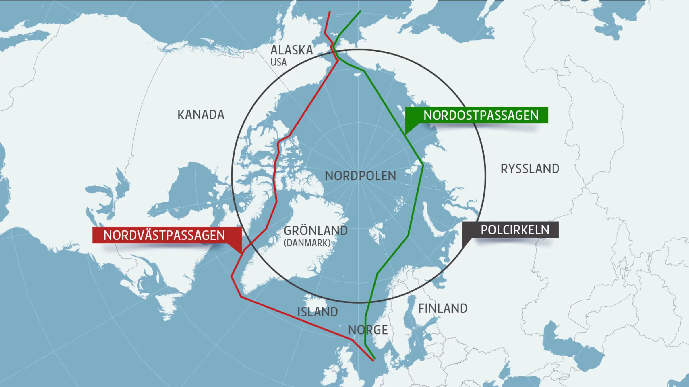 Farleden i Arktis som utmanar säkerheten och varför isbrytarna är så viktiga