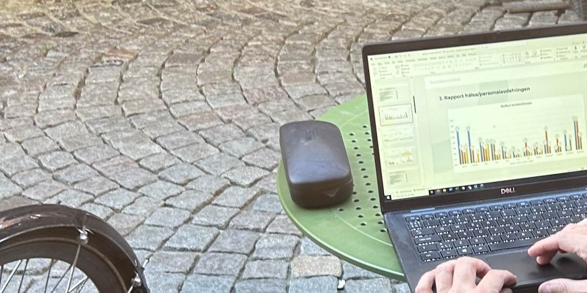 Visa inte skärmen på allmän plats