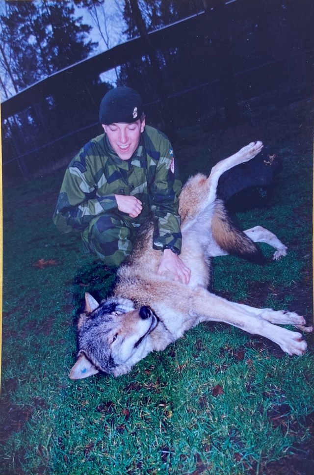 Fredrik Stenbeck och vargen